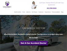 Tablet Screenshot of carwreckdoctor.com